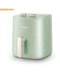 SUPOR Air Fryer, 3L Large Capacity Electric Fryer for Home Use, Smart Steam Tender Fry with No Oil Smoke, French Fries Maker KJ30D820