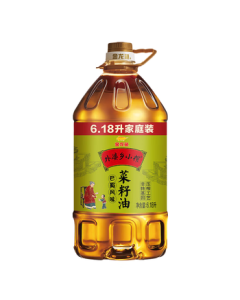 Jinlongyu Cooking Oil Non-GMO Grandma's Village Small-Press Bashu Flavor Rapeseed Oil 6.18L/6.28 Random Delivery