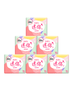 Kotex [Silky Care] Gentle Panty Liners 190mm 10pads*6packs Daily Mini Sanitary Pads JD Self-Operated
