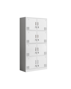 Shenglait Locker Steel Cabinet Dormitory Employee Locker Storage Cabinet Shoe Cabinet Eight-Door Locker