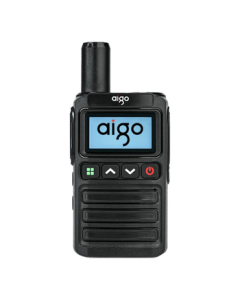 aigo E266 Public Network Walkie-Talkie, 5000km Nationwide Coverage, Lifetime No Renewal Fee, 4G/5G SIM Card Supported, Unlimited Distance for Remote Outdoor Road Trips, Fleet Wireless Handset, Construction Site Use