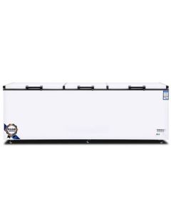 RniceJ53 Dual Compressor Freezer Full Freezing Commercial 1588 Large Capacity Quick Freezer Three Doors 2.4m Long