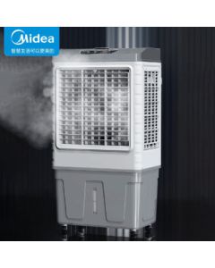 Midea Air Cooler Industrial Cooling Fan High-Power Refrigeration Water Cooling Air Conditioner with Ice Commercial Air Cooler Large Area Ultra-Strong Wind Workshop Cooling Water Cooler AC400-20B