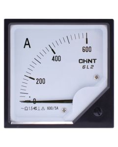 Chint Pointer Electrical Measuring Instrument 6L2-A 600/5A Improved Model .003 760210100002107