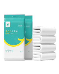 Youshigu Disposable Four-Piece Bedding Set, Single-Use Sheet and Duvet Cover for Travel, Essential Hotel Supplies, Double Size (1 Set)