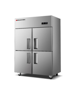 DEMASHI Four-Door Refrigerator Commercial Kitchen Large Capacity Four-Door Freezer for Canteens, Restaurants, and Hotel Kitchens, Dual-Temperature Frozen and Fresh Storage Four-Door Fridge DMS-LG-860LZ-WA1