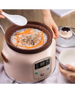 Bear (Bear) Electric Stew Pot, Electric Steamer, Soup Pot, Electric Clay Pot, Congee Cooker, Bird's Nest Health Care Appliance with Pre-set Timer DDG-D20N1【JP】
