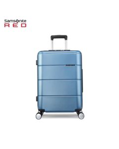 Samsonite Business Travel Suitcase - Large Capacity Carry-On Luggage with Smooth Spinner Wheels and TSA Lock TU2 (Light Blue) 20 Inch