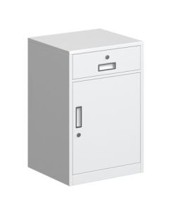 Selter Low Cabinet Mobile File Cabinet Drawer Cabinet Under Desk Nightstand Metal Storage Cabinet with Single Drawer and Door