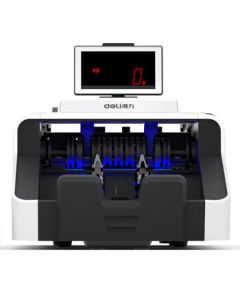Deli 3919S Money Counter/Counterfeit Detector with Smart Voice Support for New RMB, Silver