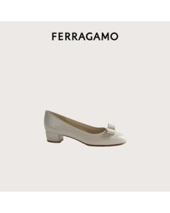 Ferragamo Women's White High Heels 0779604_1D _ Size 75/38 Gift for Girlfriend