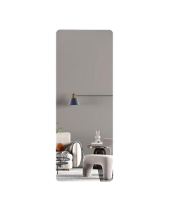 Zhongwei Soft Mirror, Wall-Mounted Self-Adhesive Acrylic Full-Length Mirror with Free Replacement for Damaged Items, Rounded Corners, 80*180