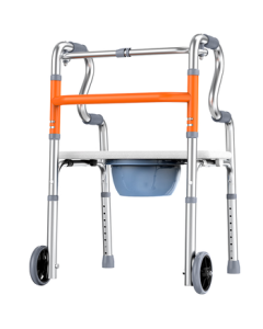 Maidesite Walking Cane Walker for Elderly, Aluminum Alloy Four-Legged Cane for Fracture Rehabilitation Assistance ZX03-TLBP