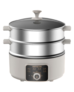 Joyoung Electric Steamer Multi-Functional Pot, Heating Multi-Purpose Pot, Electric Cooking Pot, Electric Hot Pot, Steamed Bun Steamer, All-in-One Steaming and Boiling Pot DZ50HG-GZ355
