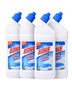 Chaowei Powerful Toilet Cleaner 500g*4 Bottles, Toilet Bowl Cleaner, Restroom Cleaner, Toilet Cleaning Solution