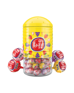 PUSH POP Lollipops 972g (Approx. 108 Pcs) Kids Lollipops, Barrel Fruit Candy, Snack Candy, Wedding Candy