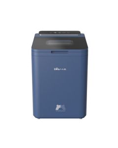 Bear Ice Maker, Home Mini Portable Ice Machine with Viewing Window for Dorm Office, Automatic Round Ice Cube Maker for Slush Cocktails and Cold Drinks ZBJ-B01W1