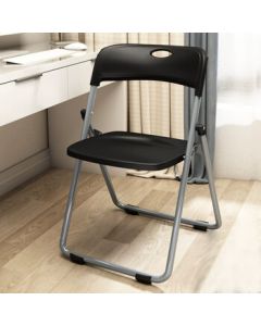 Xingkai Folding Chair Stool Office Chair Backrest Dining Chair Dormitory College Student Computer Chair 3017 Silver Black