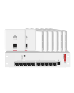 Huawei Whole-House WiFi6 Set 3 Dual-Port 86 Panel AP + POE Switch, One-Drive-Three Ethernet Version AP Networking, Wireless Gigabit AC+AP Home Router 1800M Gold