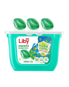 Liby Laundry Detergent Pods, 40 Count, Single Chamber, Concentrated, Quick-Dissolve, Fast Wash, Antibacterial & Anti-Mite, Deep Cleaning