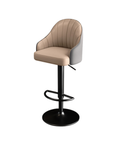 Huakai Star Bar Stool Adjustable Height Modern Minimalist Bar Chair for Home BY676 Brown