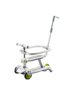 babycare Kids Scooter for 1-3-6 Years Old, Multi-functional Ride-On Push Scooter, Sit and Slide Scooter for Babies, First Birthday Gift - Snow White