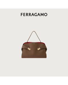 Ferragamo Women's Brown Shoulder Bag 0780516 Gift for Girlfriend