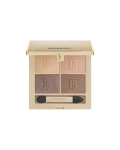 BURBERRY Classic Quad Eyeshadow Palette #01 Cashmere Orange Brown 4.7g - Gift for Girlfriend