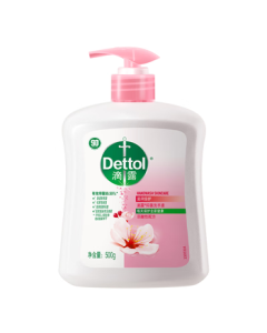 Dettol Healthy Antibacterial Hand Wash Nourishing Care 500g, 99.99% Disinfection & Antibacterial, Alcohol-Free for Kids