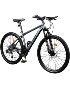 Forever Bicycle Adult Mountain Bike for Men and Women, Student Bicycle, Blueprint Oil Disc Brake Bike, Gray Oil Disc, 26-inch, 27-speed