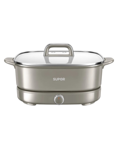 SUPOR 3-Level Heat Adjustment, Dual-Tube Rapid and Stable Boiling, Ultra-Thin Base, 6L Multi-Function Electric Hot Pot H60FKX58