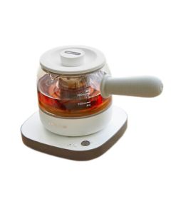 Bear Mini Thermostatic Tea Kettle, Health Pot, Tea Brewing Pot, Insulated Electric Kettle, Hot Water Kettle, Flower Tea Pot, 0.5L ZCQ-A05S1