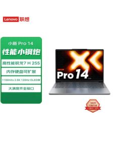 Lenovo Xiaoxin Pro 14 2025 High-Performance Ultra-Thin Laptop (Ryzen 7 H255, 24GB RAM, 1TB SSD, 2.8K OLED 120Hz, Gray)
