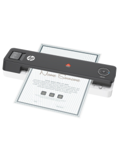 HP HP A3/A4 Universal Home & Office Laminator, Non-Vacuum Packaging Machine, Intelligent Laminating Machine with Multi-Level Adjustment, Photo & Document Laminator LB0301