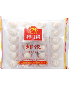 Guangzhou Restaurant Likofu Shrimp Dumplings 480g (24pcs) Semi-finished Breakfast Dim Sum Cantonese-style Fresh Food Quick Meal