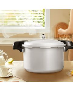 Double Happiness Pressure Cooker Commercial Large Capacity Universal Explosion-Proof Household Double-Ear Pressure Pot 32CM/16.5L for Gas and Induction Stoves