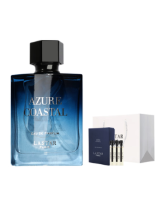 LASTAR Azure Men's Cologne - Long-lasting Woody Fragrance for Men, Perfect Gift for Boyfriend's Birthday, 50ml