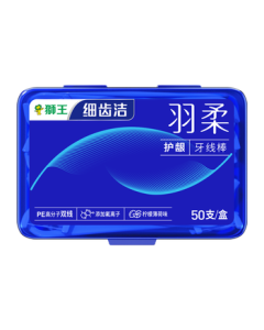 Lion Fine Floss Dental Floss Picks with Gum Care, 50 Picks per Box, Ultra Fine Mint Flavor (New/Old Packaging Randomly Sent)