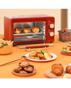 Konka (KONKA) Home Electric Oven with Precise Temperature Control, Glass Panel, 10L KDKX-1001