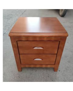 Shengxing Solid Wood Nightstand 450*400*500 (Natural Wood Color)