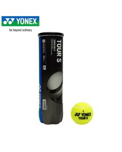 YONEX Tennis Professional High-Bounce Durable Pressurized Ball TB-TS4 Yellow 3 Cans (12 Balls)
