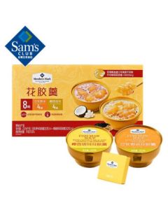 Member's Mark Bird's Nest & Fish Maw Soup 2.016kg (Soy Milk Wild Rice Fish Maw Soup 252g*4 + Coconut Flavored White Fungus Fish Maw Soup 252g*4) 252g*8 bowls