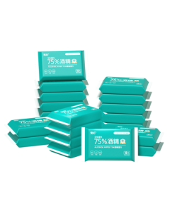 Deyou Alcohol Wipes 75% Medical Grade 10 Sheets*10 Packs 99.9% Sterilization Rate Portable Wipes