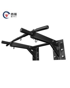 Siyi Pull-Up Bar Wall-Mounted Single/Double Bar Home Gym Equipment Black