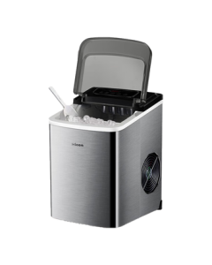 HICON Ice Maker Machine Small Household Dormitory Student 15KG Mini Automatic Round Ice Cube Maker Commercial Milk Tea Shop Ice Machine HZB-16AT
