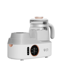 Yunbaby Electric Bottle Warmer and Shaker 2-in-1, 1.3L Constant Temperature Water Kettle for Baby Formula Preparation and Milk Warming