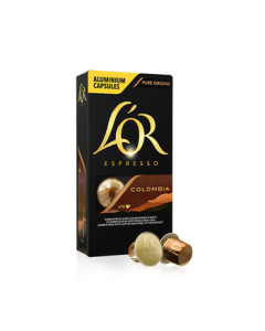 L'OR Coffee Capsules Colombia Andes 5.2g*10pcs Arabica Beans Original Imported Espresso Black Coffee