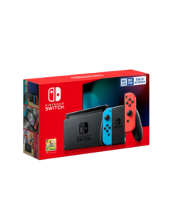 Nintendo Switch Console - China Version with Enhanced Battery Life (Red & Blue) Portable Handheld Gaming Device for Leisure and Entertainment, Birthday Gift Switch Gaming Console