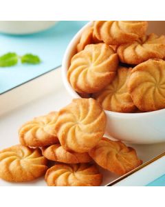 Bibizan Bibizan Milk-Flavored Butter Cookies Bulk Snacks for Breakfast or Leisure, Wholesale in Small Packets