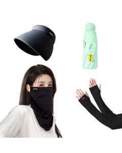 KINTHERI Sun Protection Four-Piece Set (Random Colors)